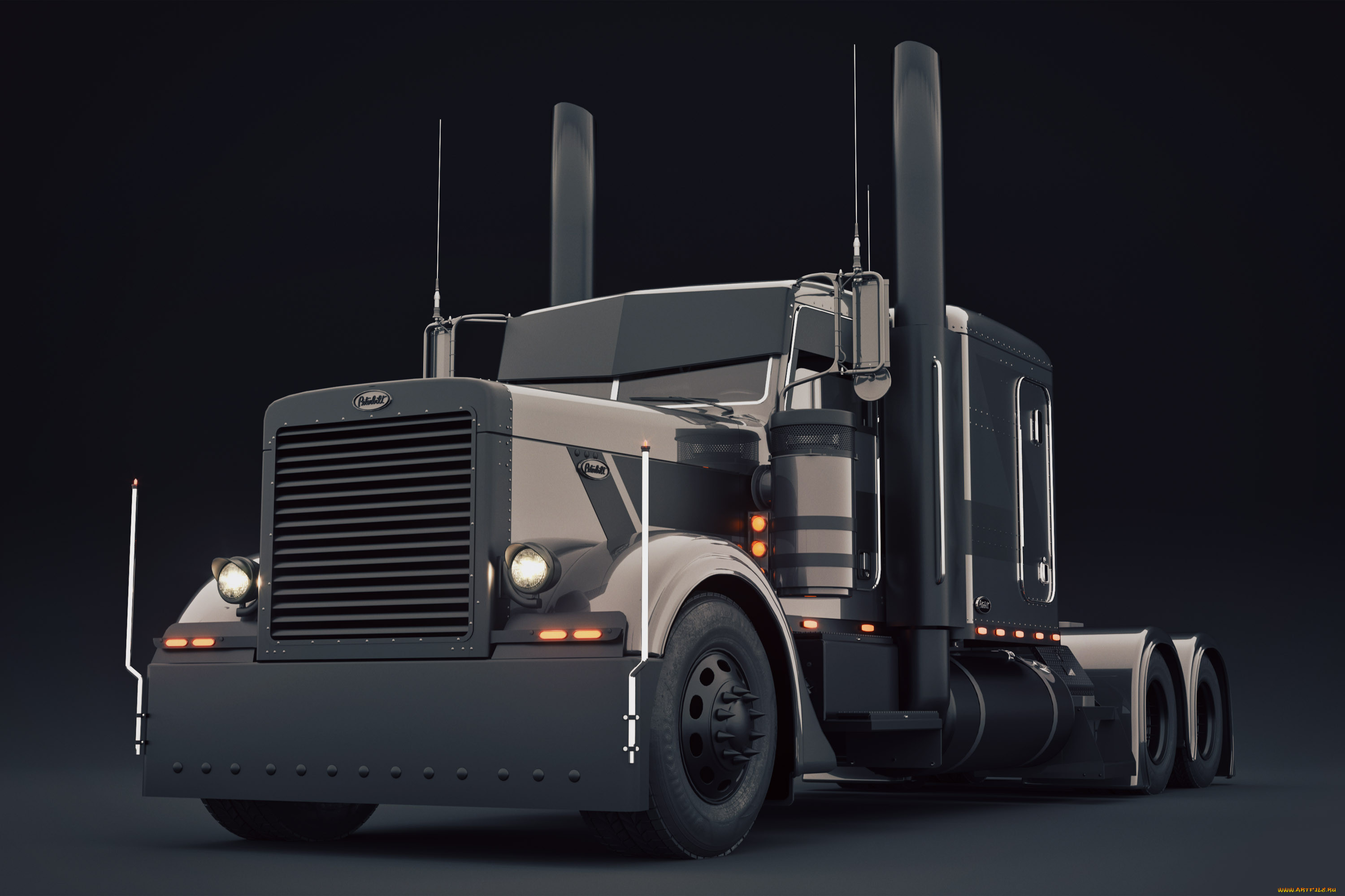 , 3, peterbilt